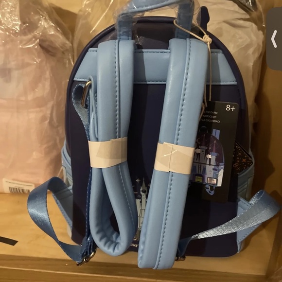 Loungefly Disney Cinderella Castle Glow in the Dark Mini Backpack main image 6